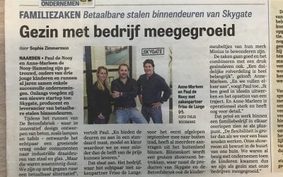 SKYGATE ALS FAMILIEBEDRIJF in De Telegraaf