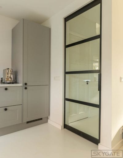 Enkele Stalen Schuifdeur