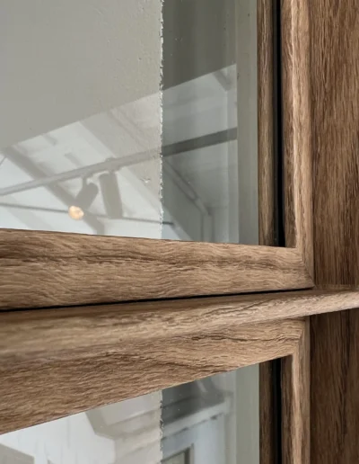 Licht eiken houtlook