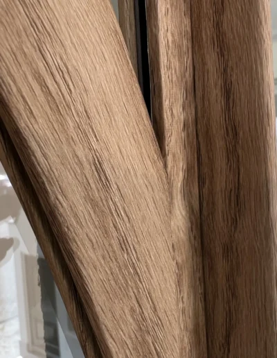 Licht eiken houtlook in Skygate Flow deur