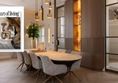 Skygate design stalen deuren gepubliceerd in The Art of Living Magazine