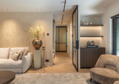 maatwerk stalen deuren Hilversum – Skygate project Designa, stalen deuren woonkamer, design stalen deuren op maat, Skygate Naarden