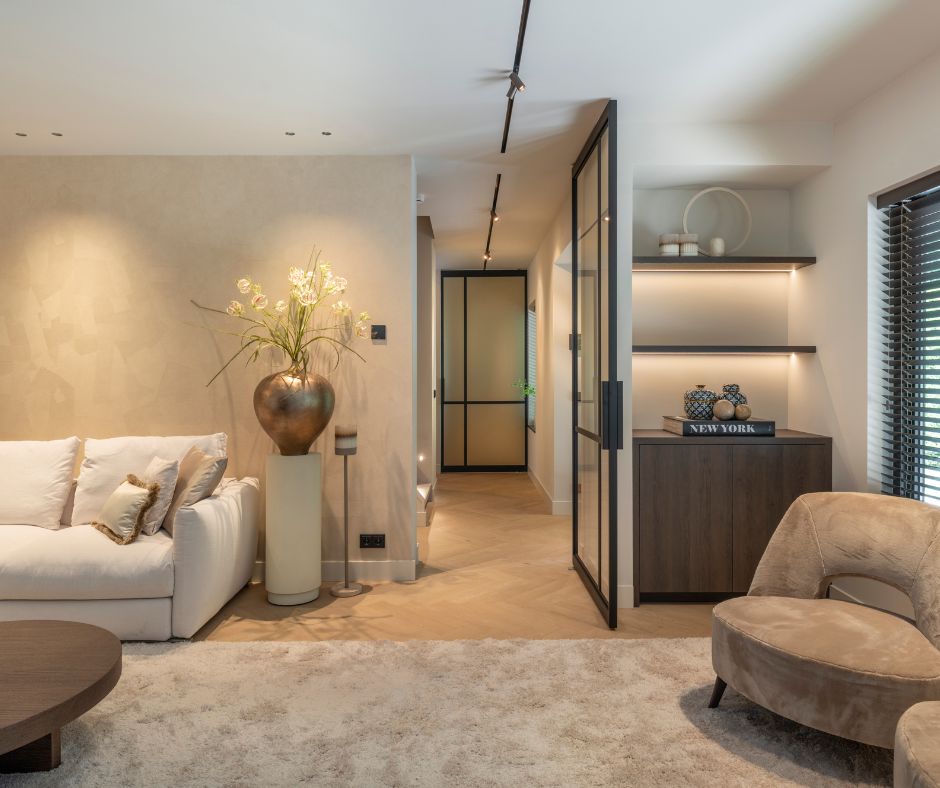 maatwerk stalen deuren Hilversum – Skygate project Designa, stalen deuren woonkamer, design stalen deuren op maat, Skygate Naarden