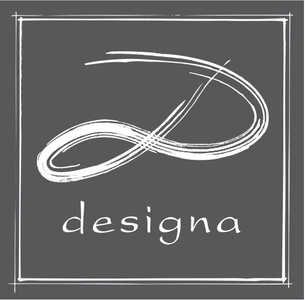 Logo_Designa Logo van Designa, officiële partner van Skygate voor interieur- en maatwerkprojecten.