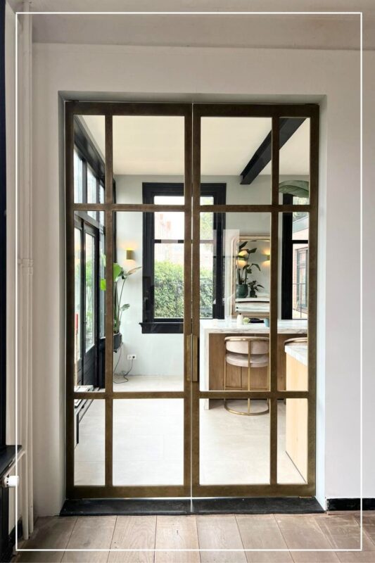 Skygate Classic dubbele taatsdeur edel goud