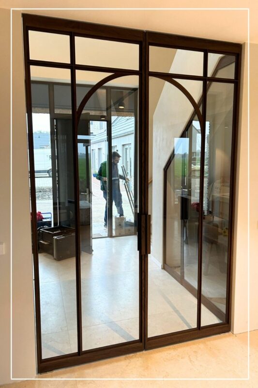 Skygate Flow halafsluiting naturals walnoot