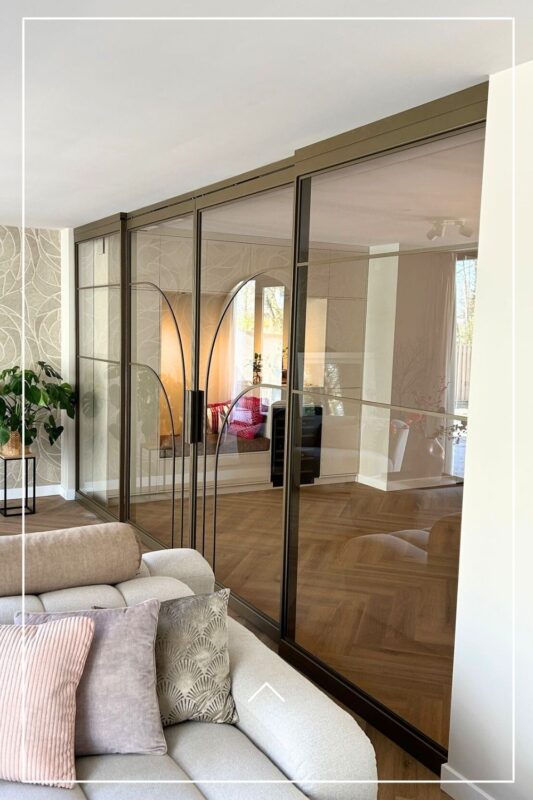 Skygate Flow schuifpui metallic bonded bronze