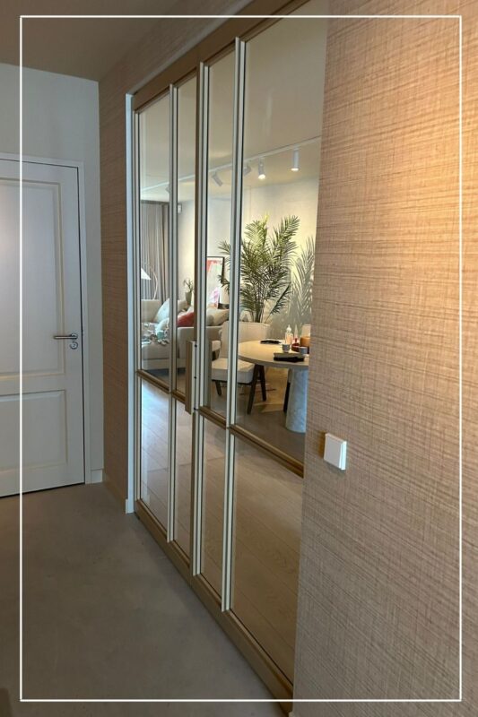 Skygate dubbele taatsdeur met helder glas