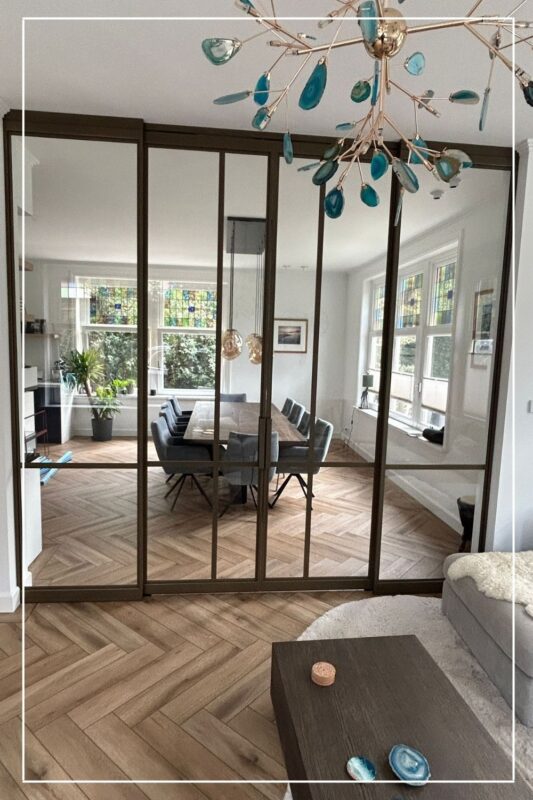 Skygate Classic – dubbele schuifpui tussen woonkamer en eetkamer