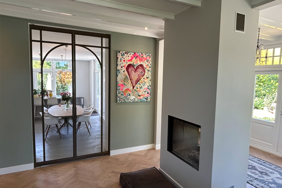 Dubbele stalen taatsdeuren