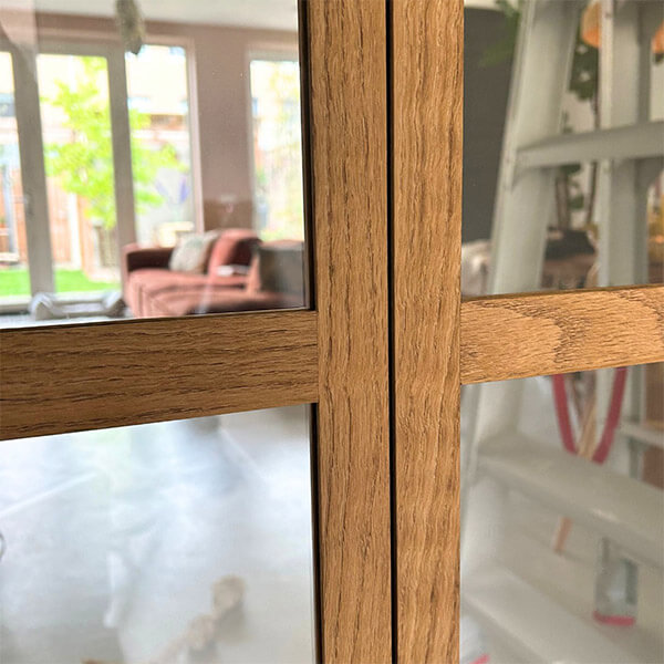 houtlook stalen deur