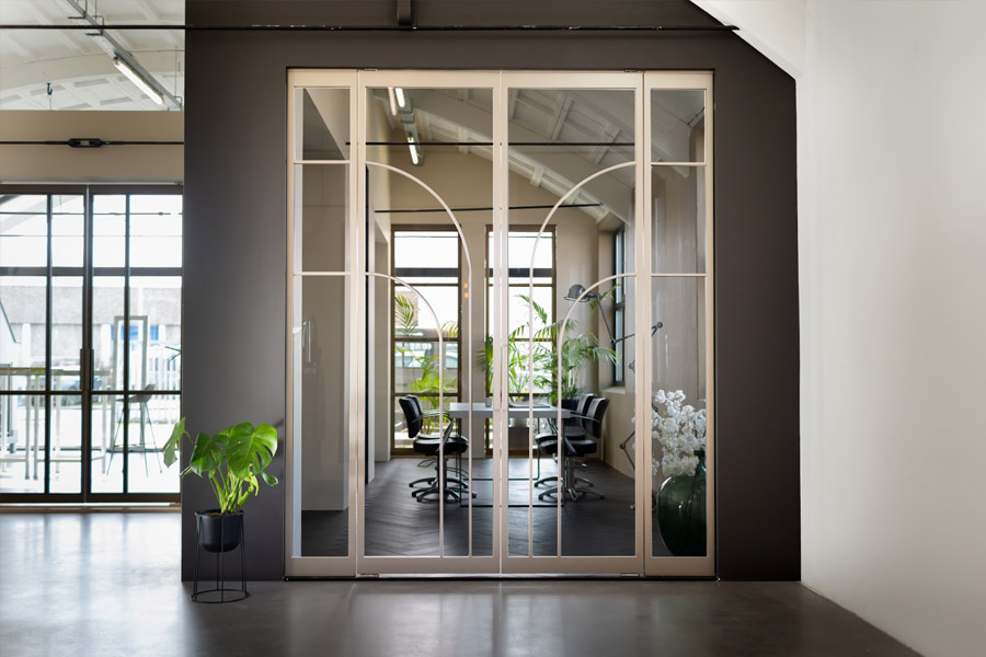 Taatsdeur met zijpanelen