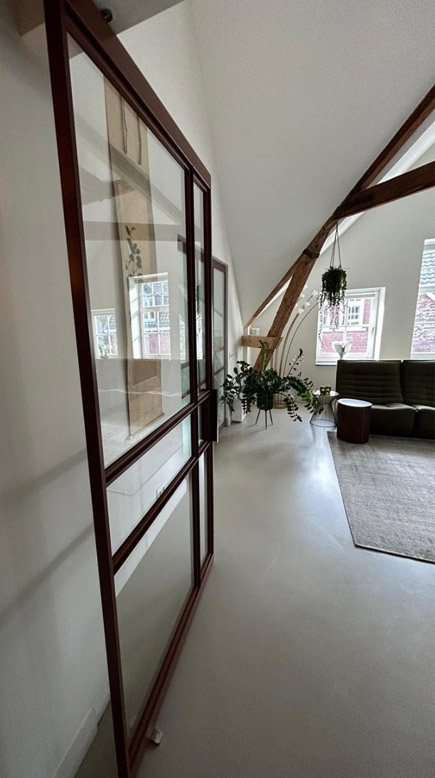 ral signal brown stalen deur