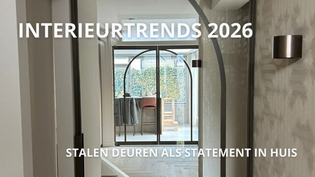 Stalen binnendeuren in het interieur: maatwerk en design
