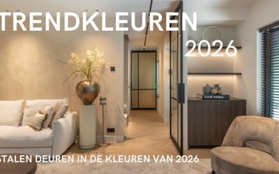 6 trendkleuren van 2026 voor je stalen deur